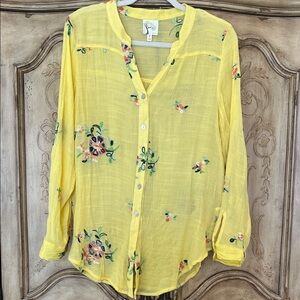 Fig and Flower blouse L